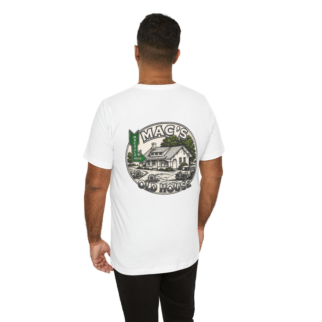 Mac's Old House Tee — Vintage Country House Graphic T-Shirt