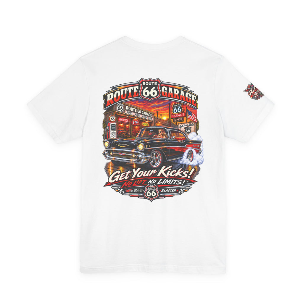 1957 Chevy Bel Air T-Shirt – Classic Car Graphic Tee | Route 66 Garage