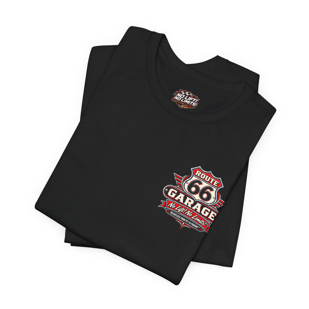 Bobber Motorcycle T-Shirt – Custom Vintage Bike Graphic Tee | Route 66 Garage