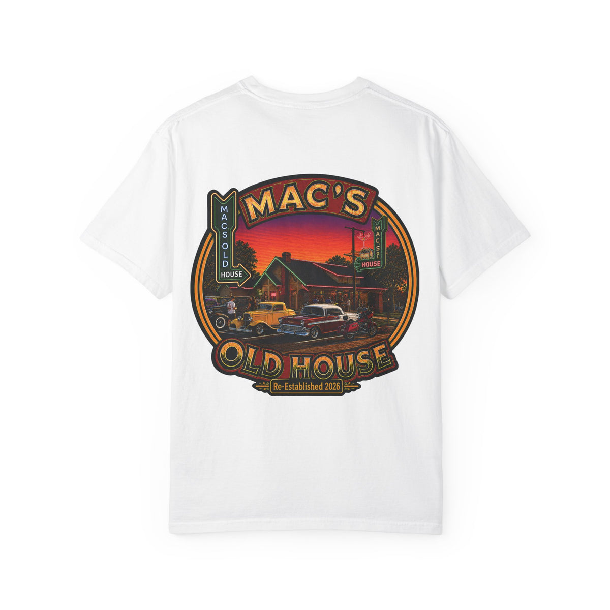 Mac’s Old House Re-Established 2026 T-Shirt