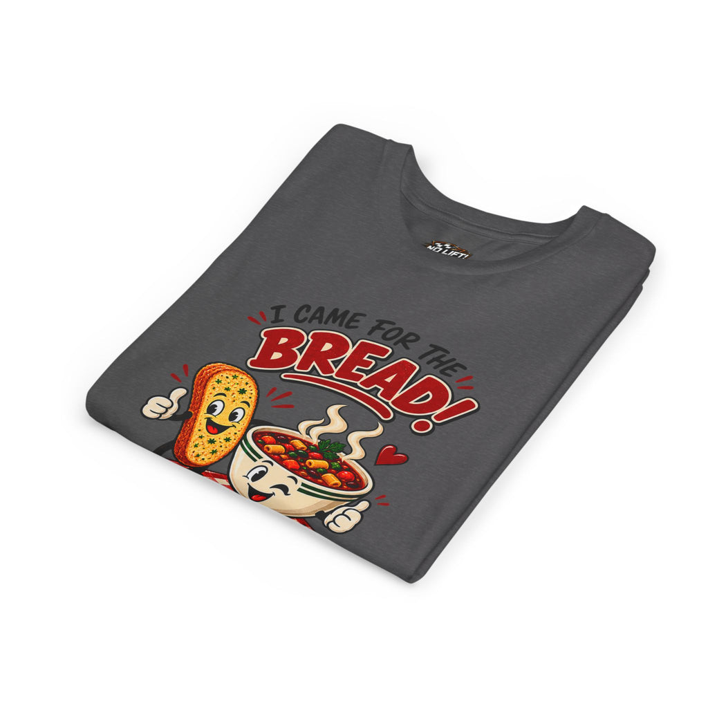 Youth Tee - "I Came for the Bread" Soup & Bread Kids T-Shirt
