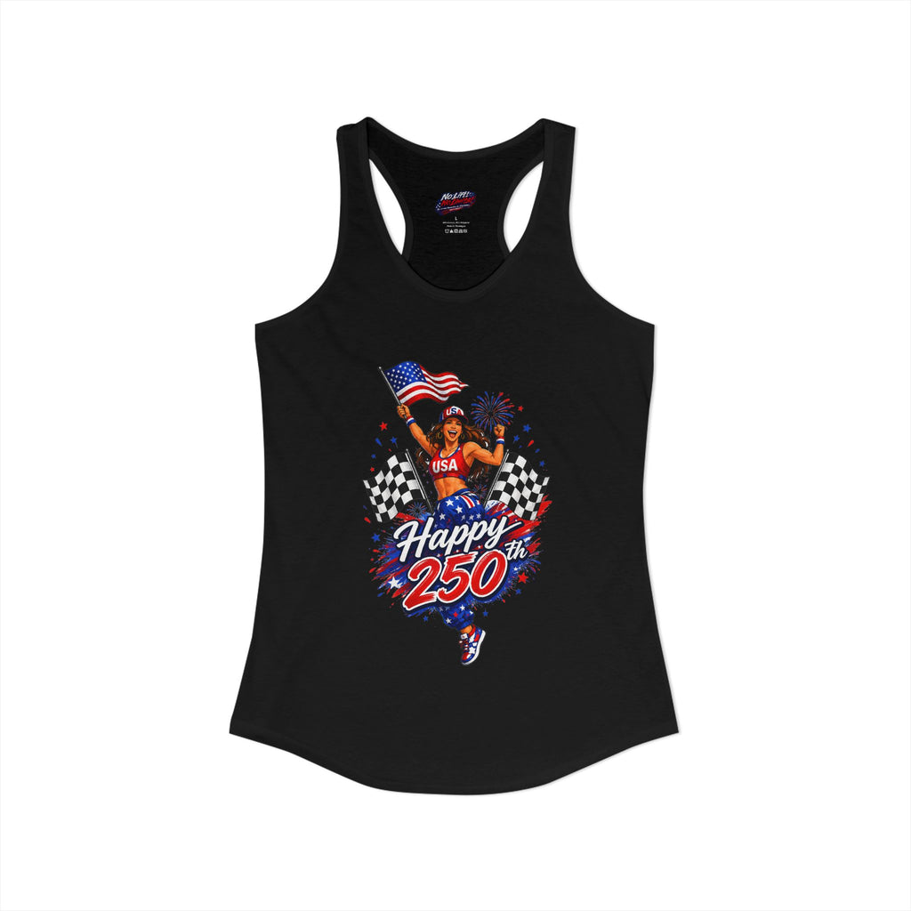No Lift No Limits™ Happy 250th Racerback Tank
