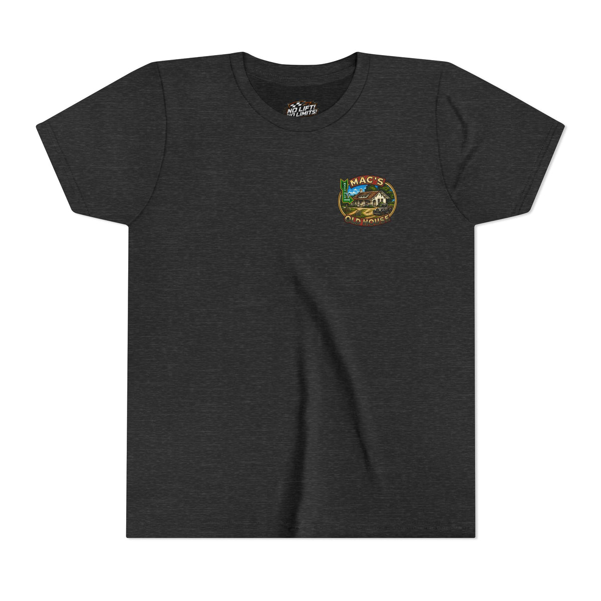 Youth Tee — "Mac's Minestrone" Retro Soup Logo