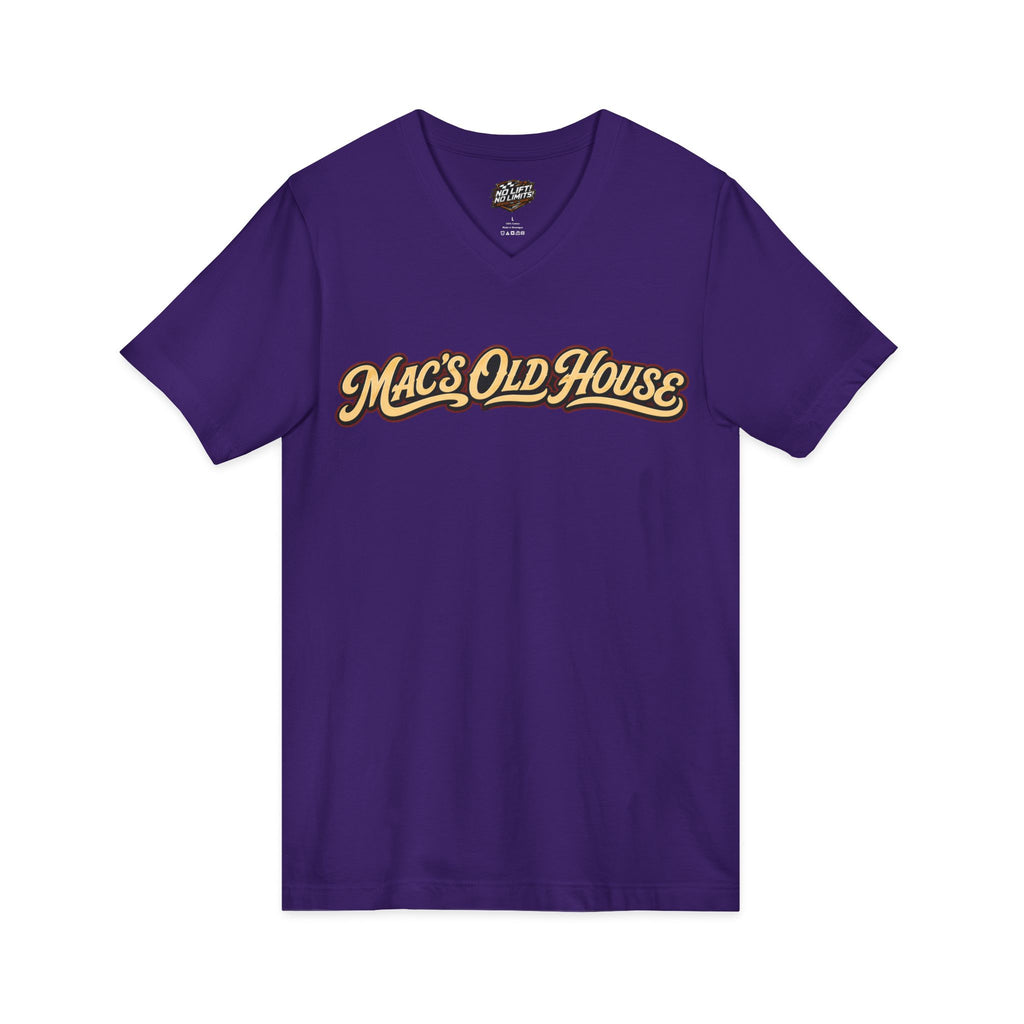 Mac’s Old House Re-Established 2026  V-Neck Tee