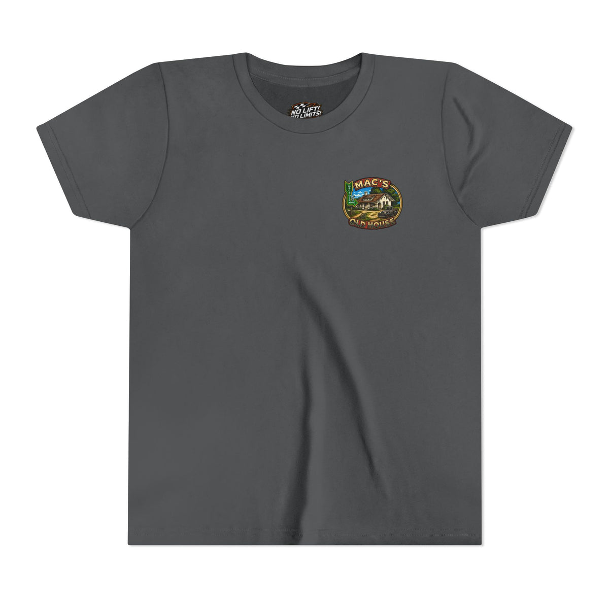 Youth Tee — "Mac's Minestrone" Retro Soup Logo