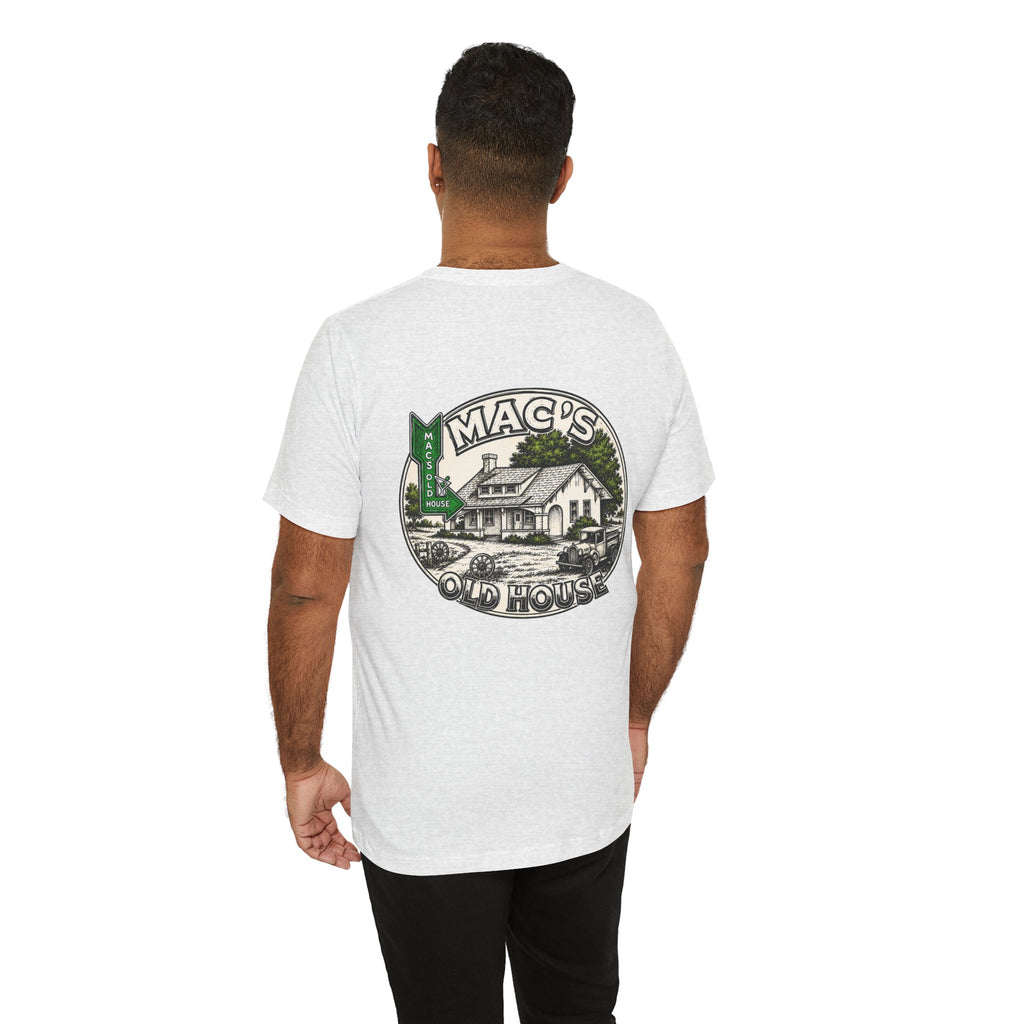 Mac's Old House Tee — Vintage Country House Graphic T-Shirt