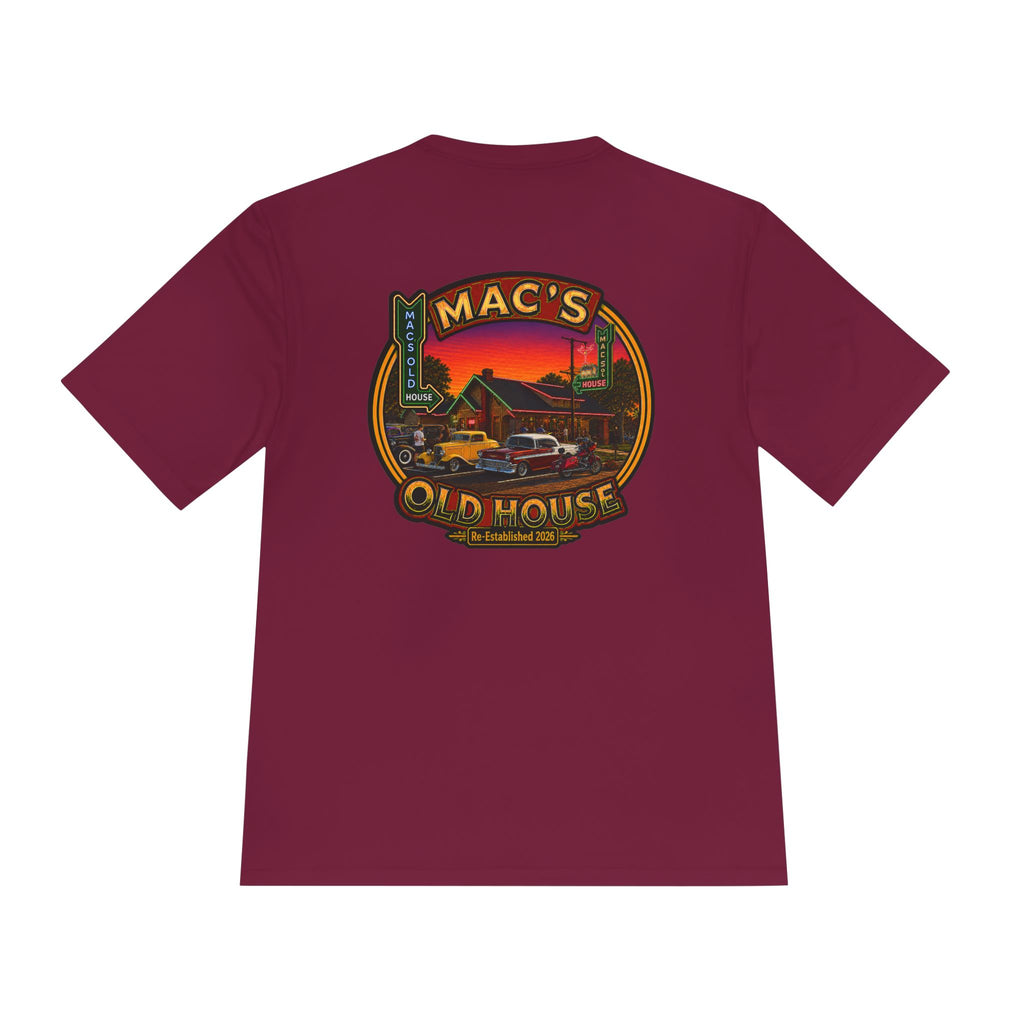 T-Shirt — 'Mac’s Old House' Vintage Scenic Logo Tee