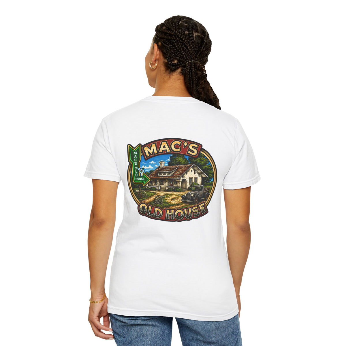 Mac’s Old House Vintage Logo T-Shirt