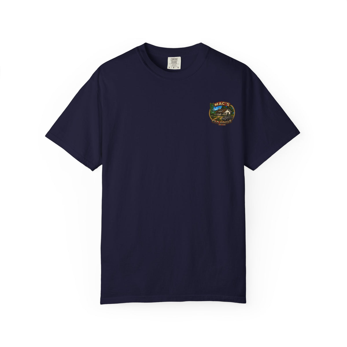 Mac's Old House Antioch CA Vintage T-Shirt — Retro Diner Night Scene (Est. 1956)