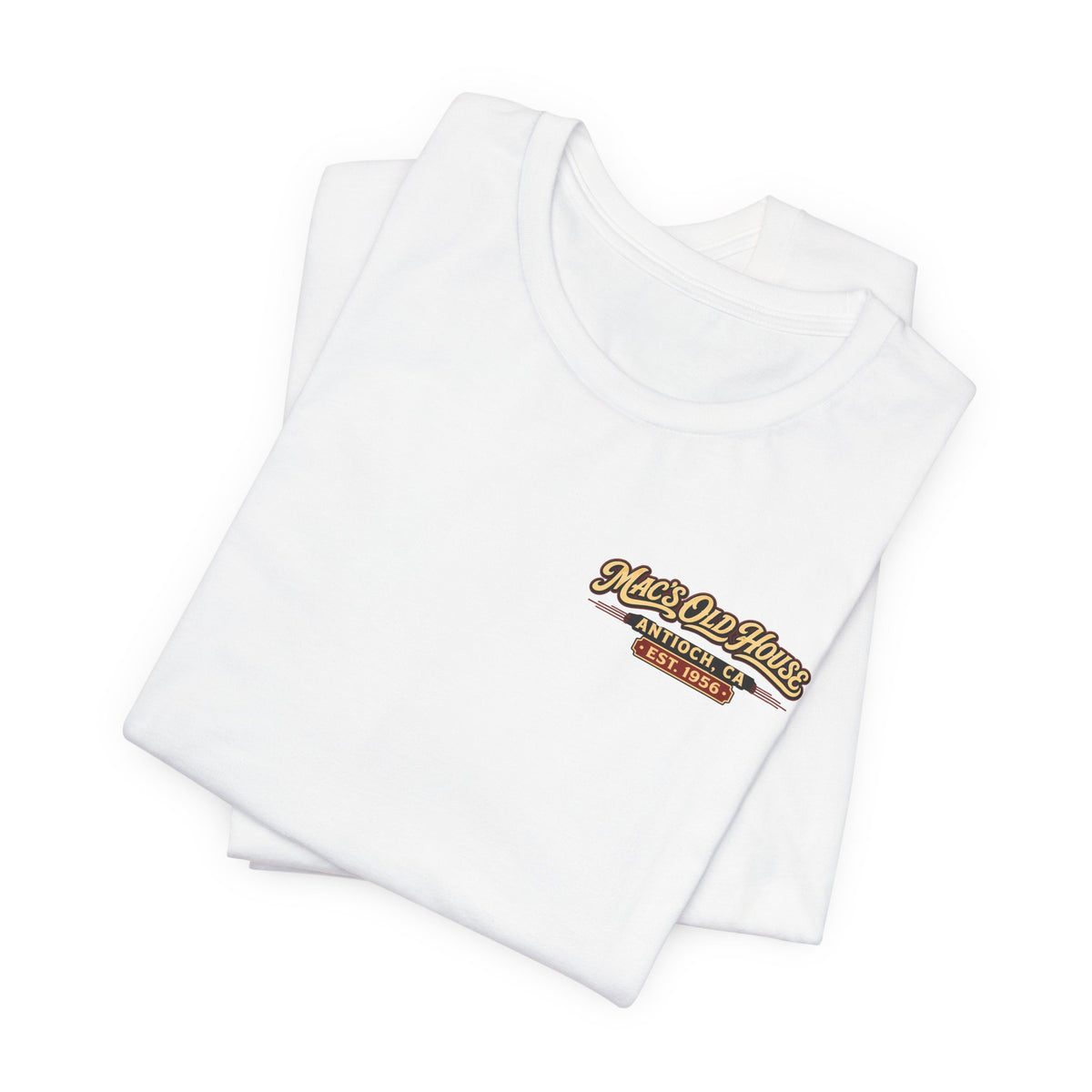 Mac's Old House Tee — Vintage Country House Graphic T-Shirt
