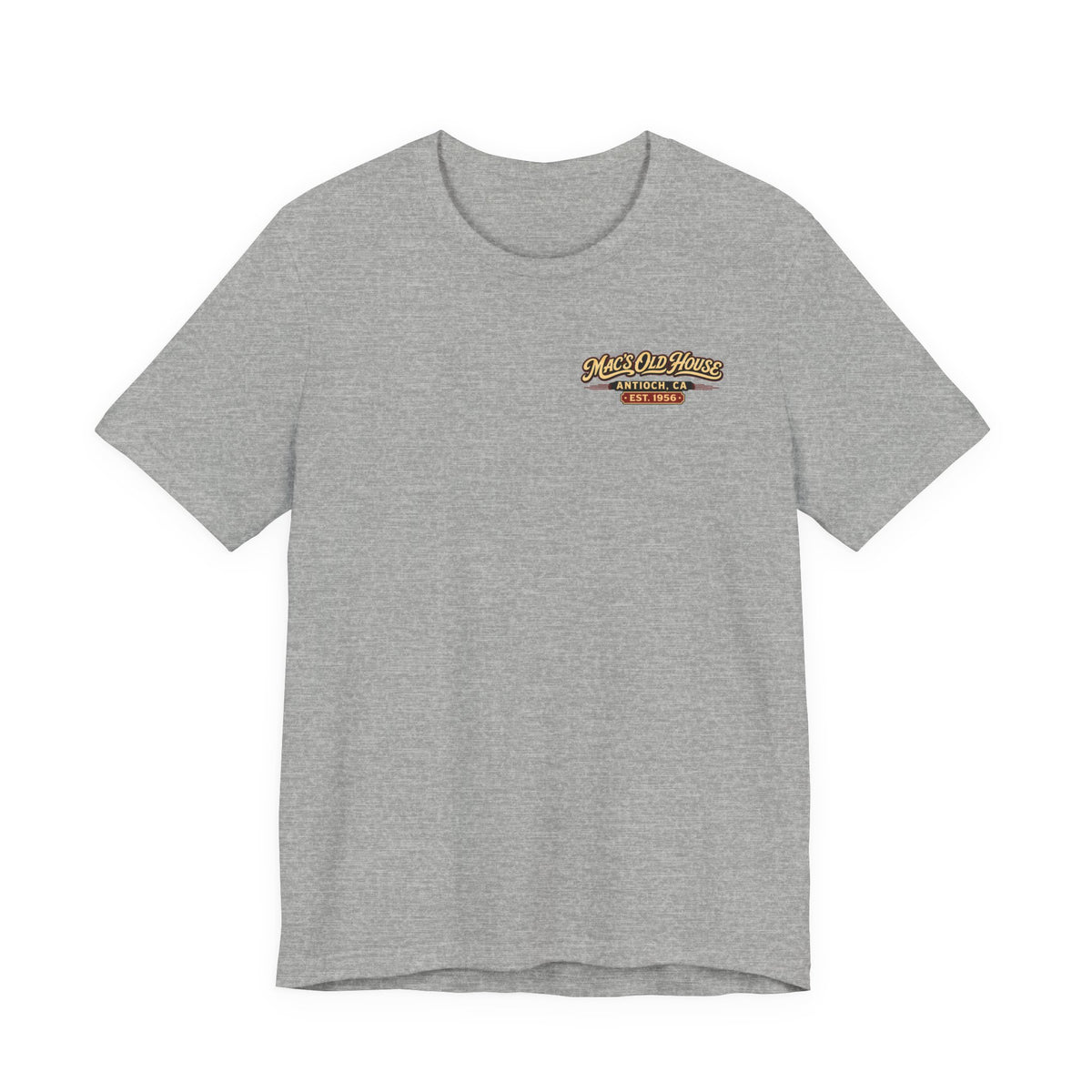 Mac's Old House Tee — Vintage Country House Graphic T-Shirt