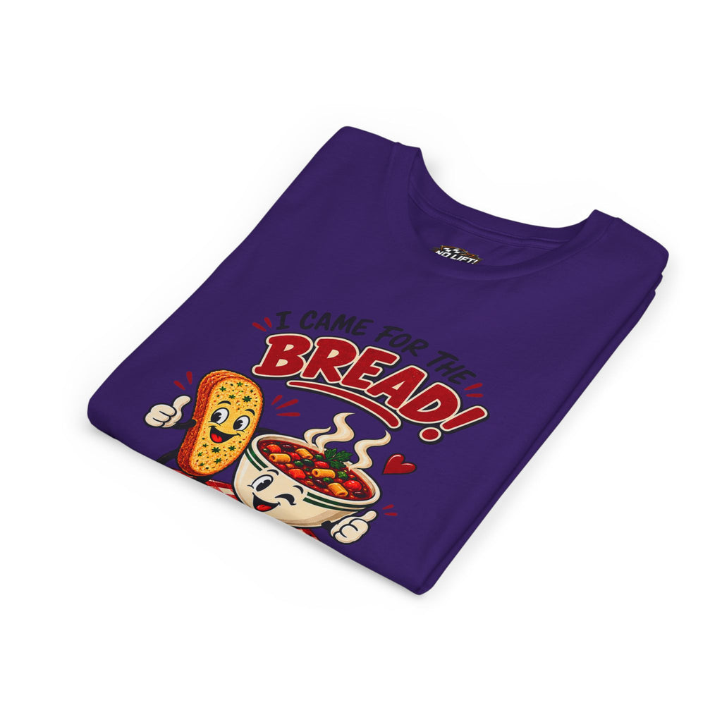 Youth Tee - "I Came for the Bread" Soup & Bread Kids T-Shirt
