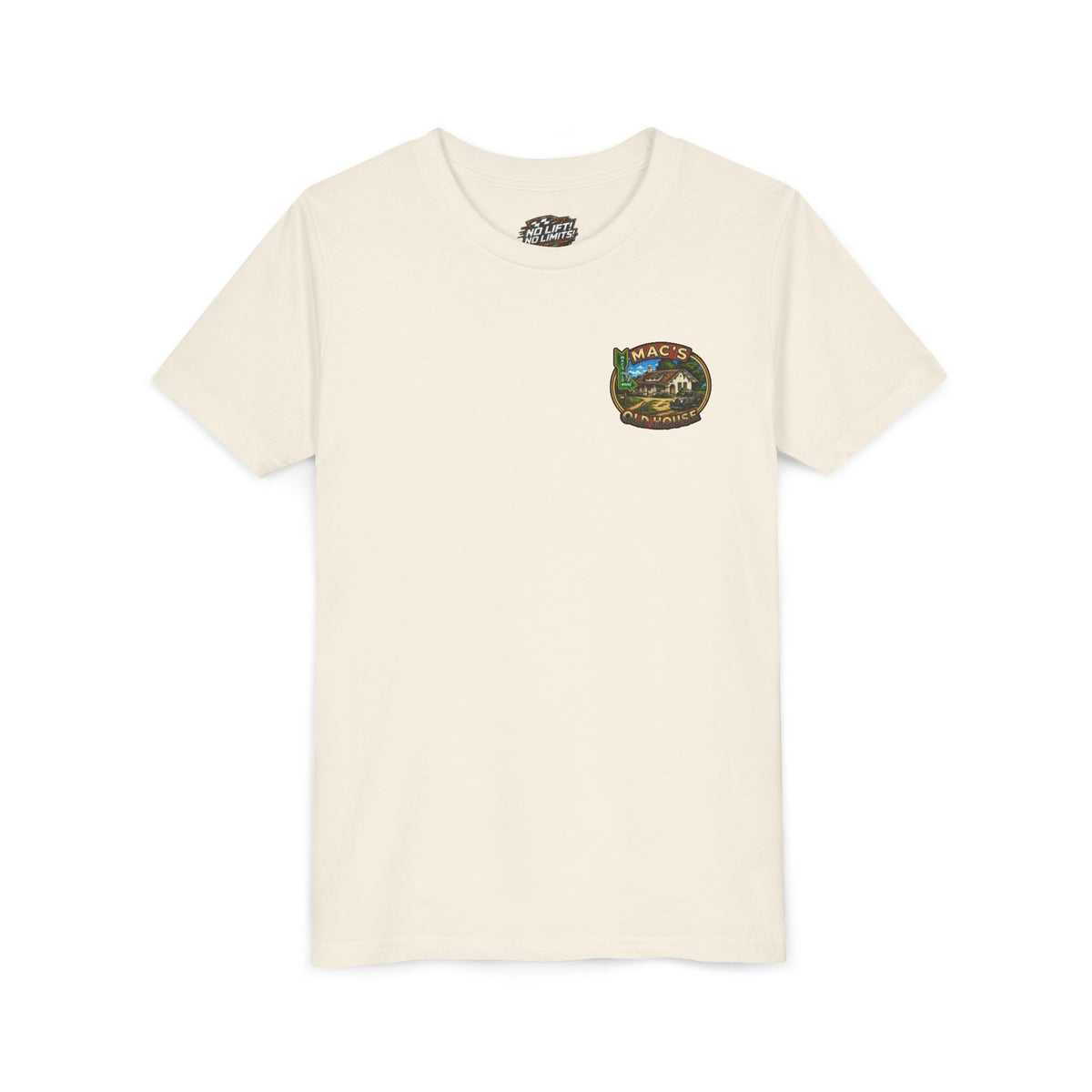 Youth Tee — "Mac's Minestrone" Retro Soup Logo