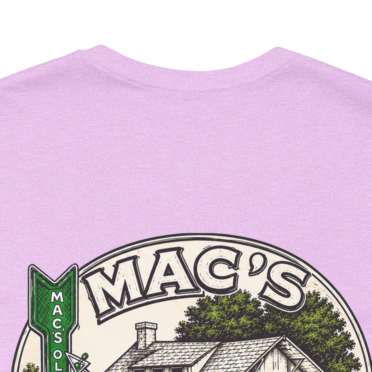 Mac's Old House Tee — Vintage Country House Graphic T-Shirt