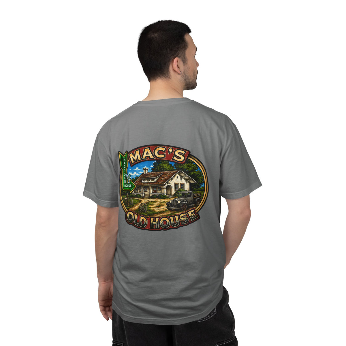 Mac’s Old House Vintage Logo T-Shirt