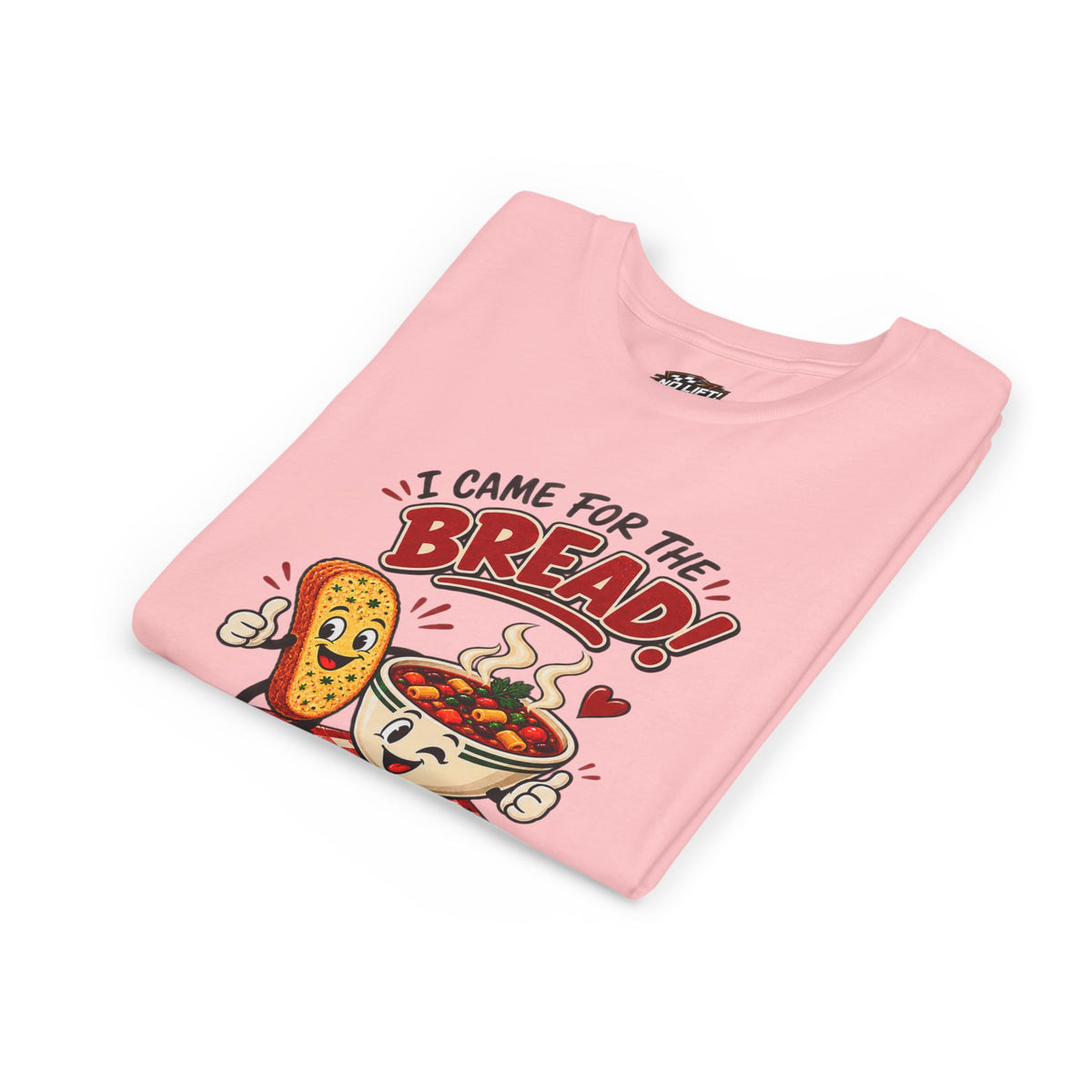 Youth Tee - "I Came for the Bread" Soup & Bread Kids T-Shirt