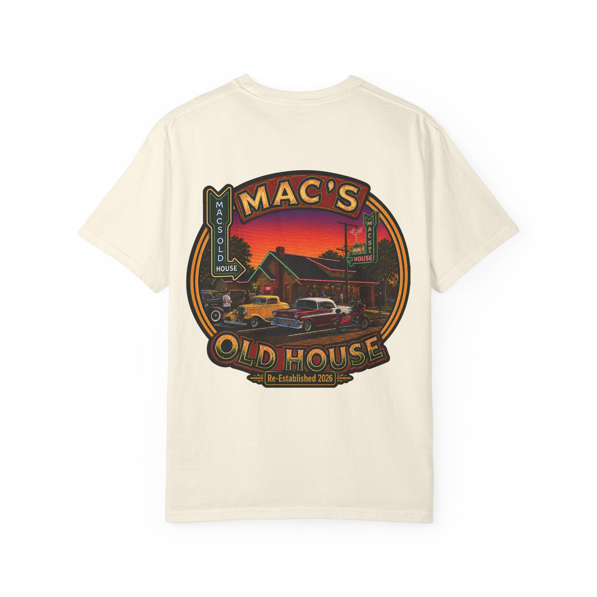 Mac’s Old House Re-Established 2026 T-Shirt