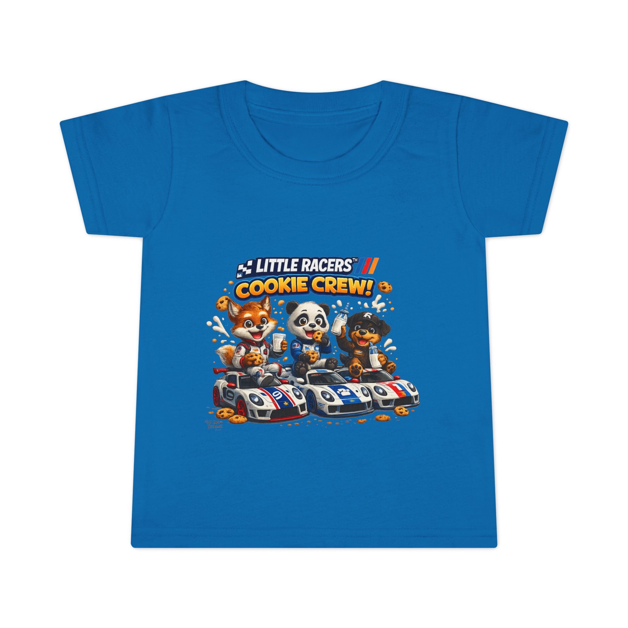 Limited Release: Little Racers Cookie Crew! Cute Animal Racecar Graphic