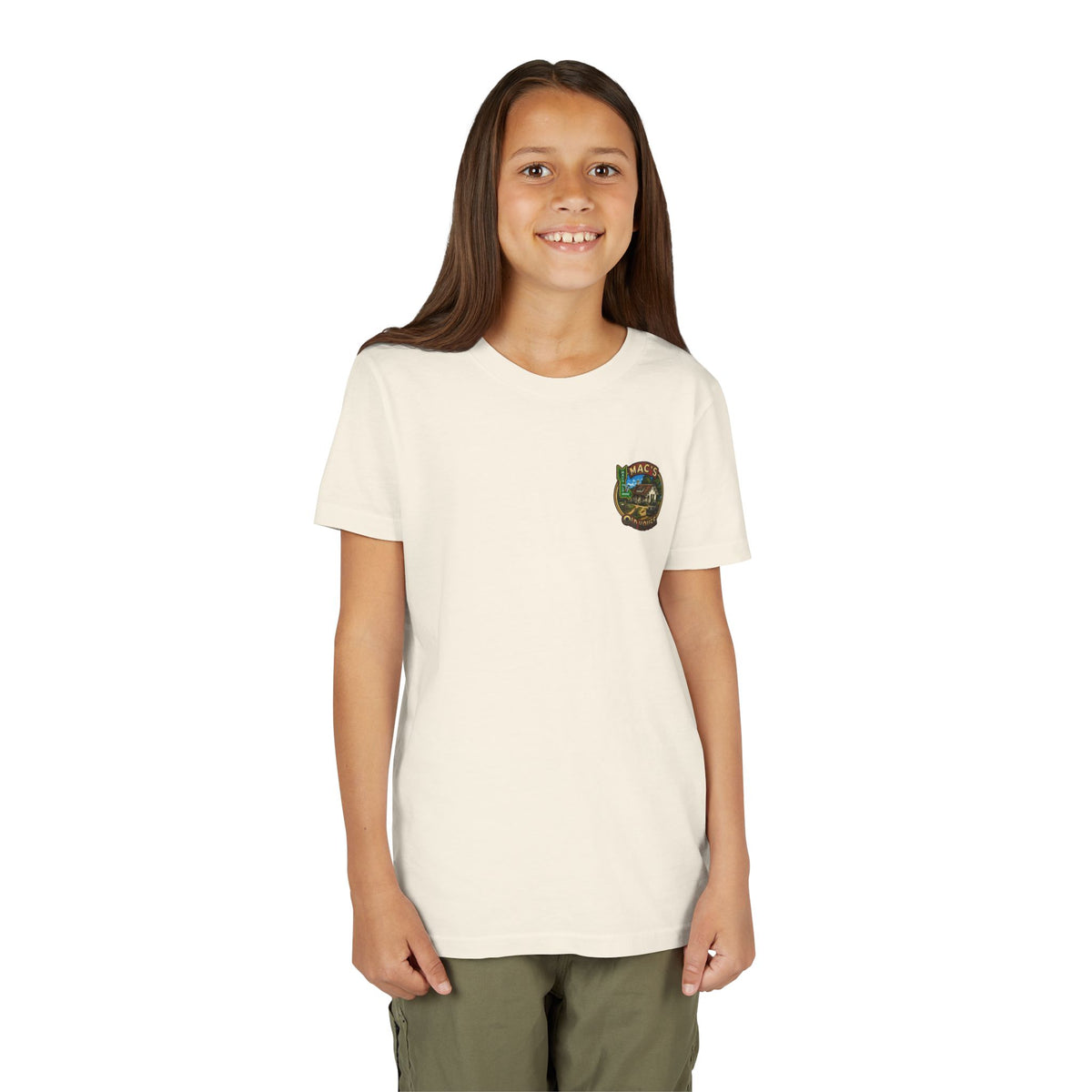 Youth Tee — "Mac's Minestrone" Retro Soup Logo