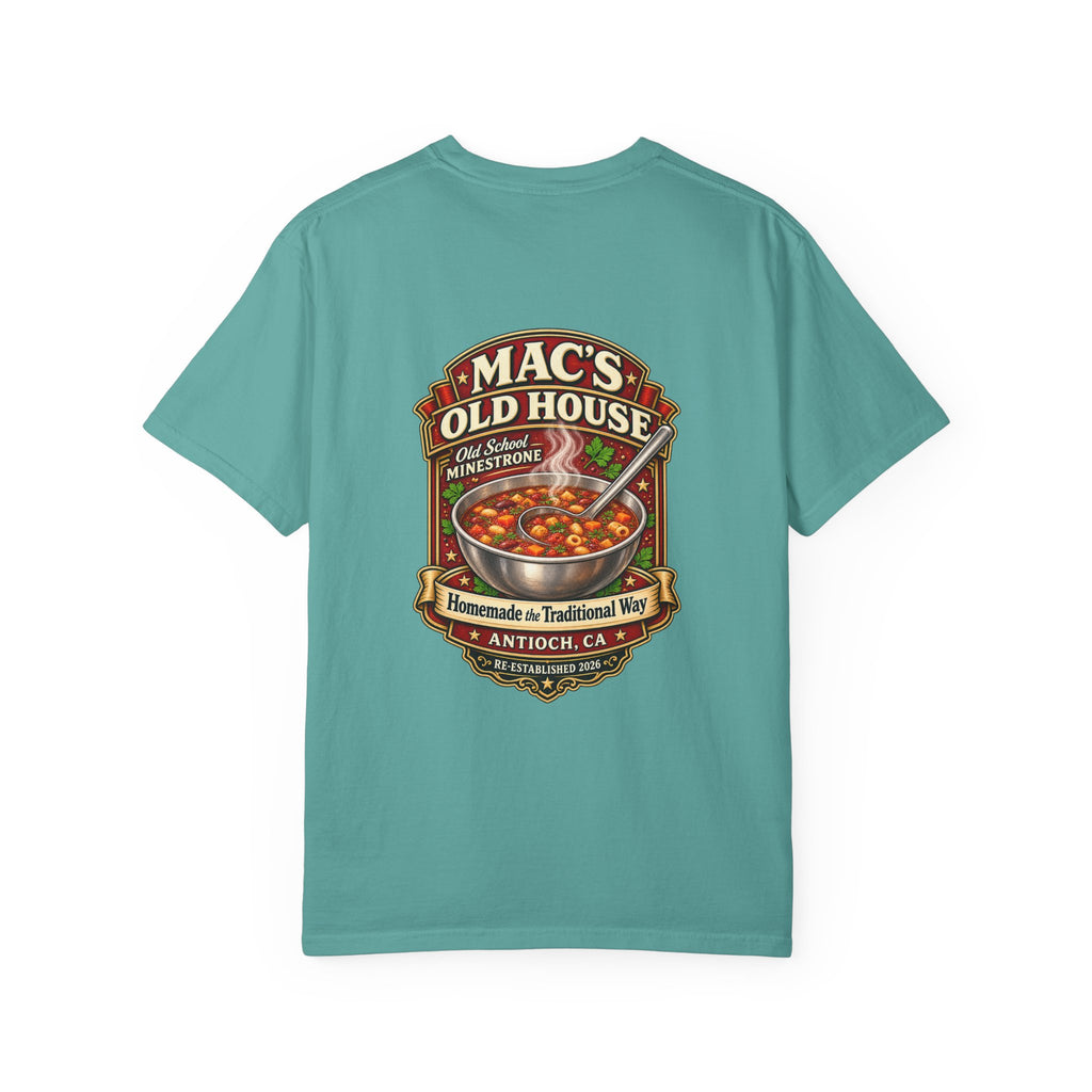 Mac’s Old House Old School Minestrone T-Shirt – Antioch, CA