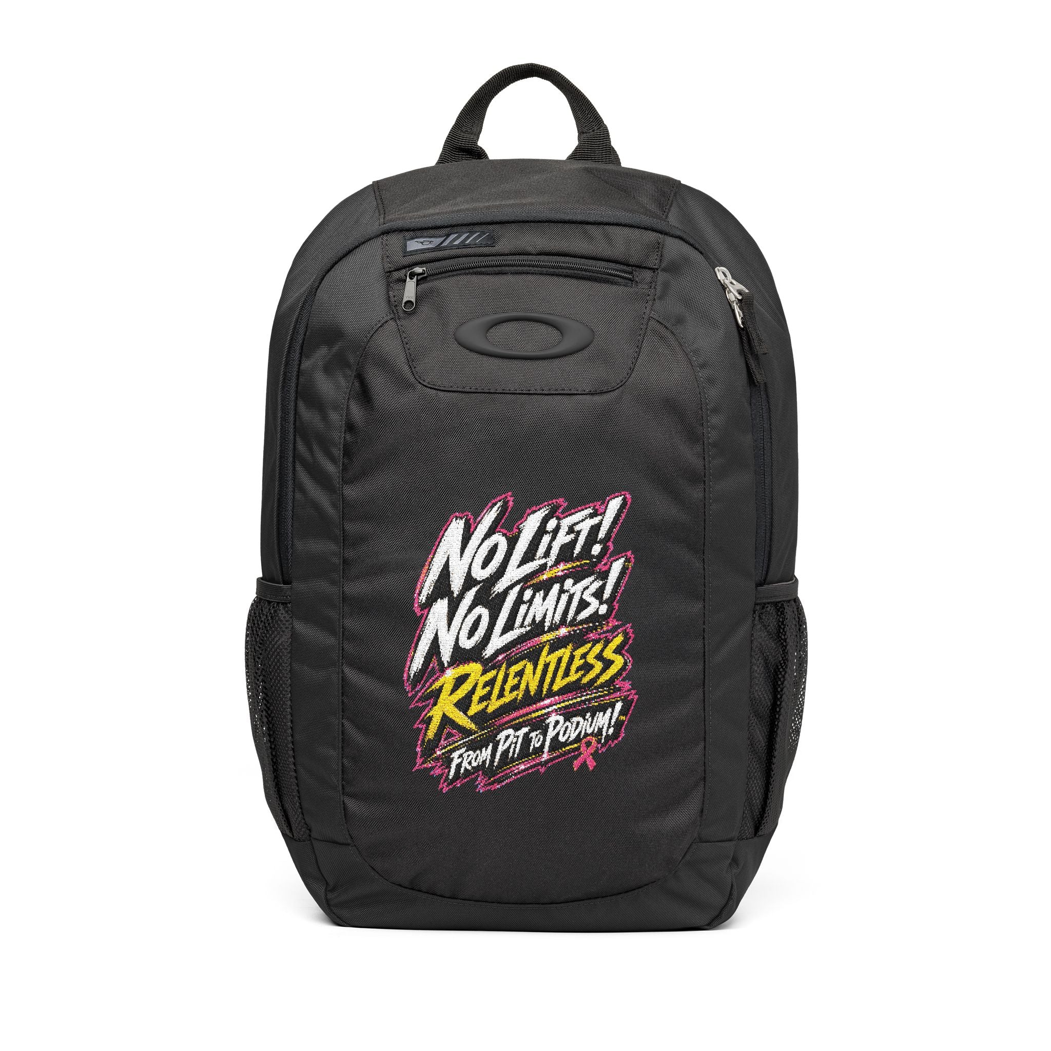 No Lift! No Limits!™ BCA Ribbon 20L Backpack | Breast Cancer Awareness Bag — Carry Strength. Fund Hope.