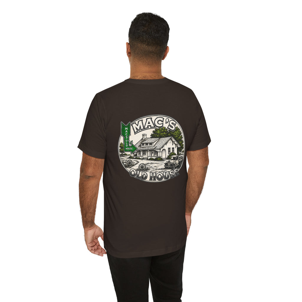 Mac's Old House Tee — Vintage Country House Graphic T-Shirt