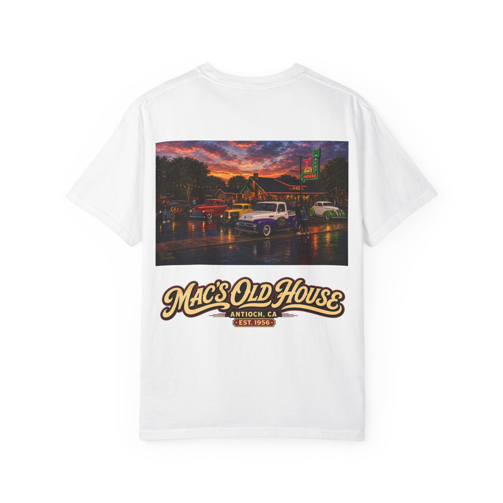 Mac’s Old House T-Shirt — Vintage Antioch Car Night Graphic Tee