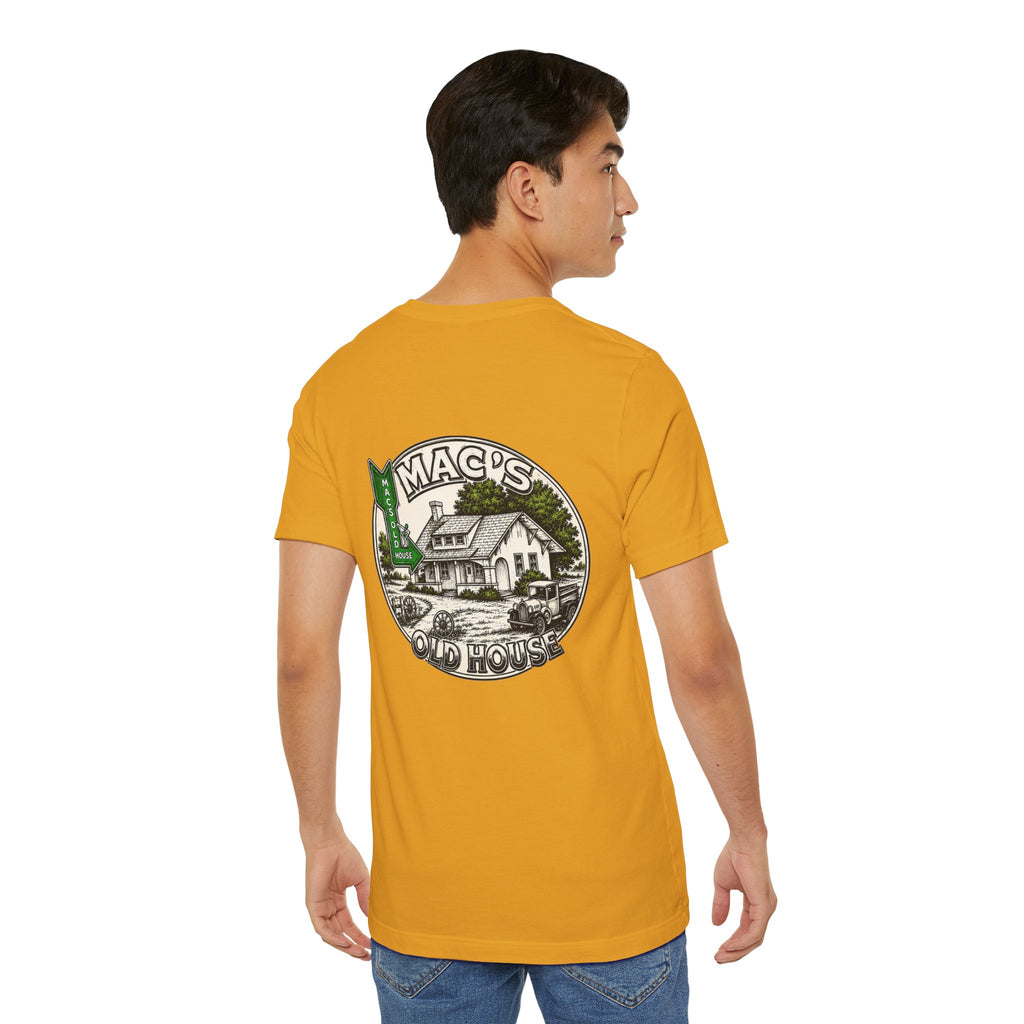 Mac's Old House Tee — Vintage Country House Graphic T-Shirt