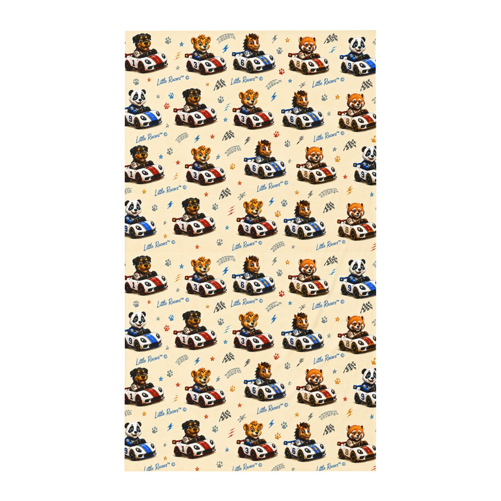 Little Racers™Twin Sheet - Cute Car Print Flat Sheet for Boys & Girls