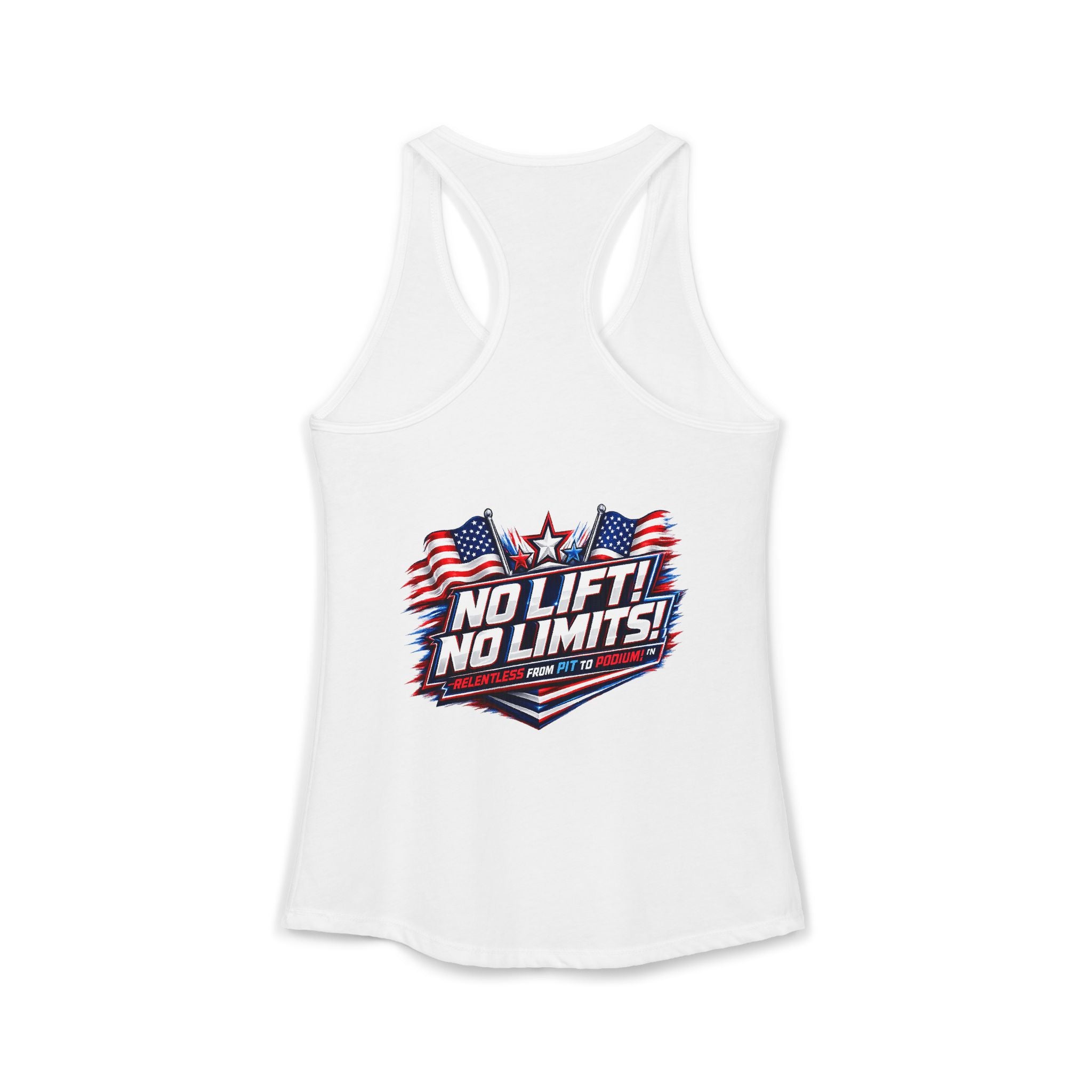 No Lift No Limits™ Happy 250th Racerback Tank