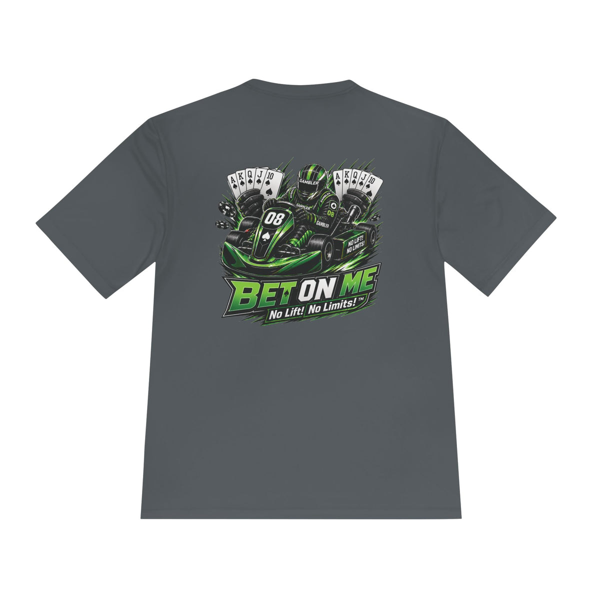 Bet On Me No. 08 Kart Performance Tee