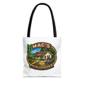 Mac's Old House Tote Bag — Vintage Route 66 Retro Diner Beach Town Carryall