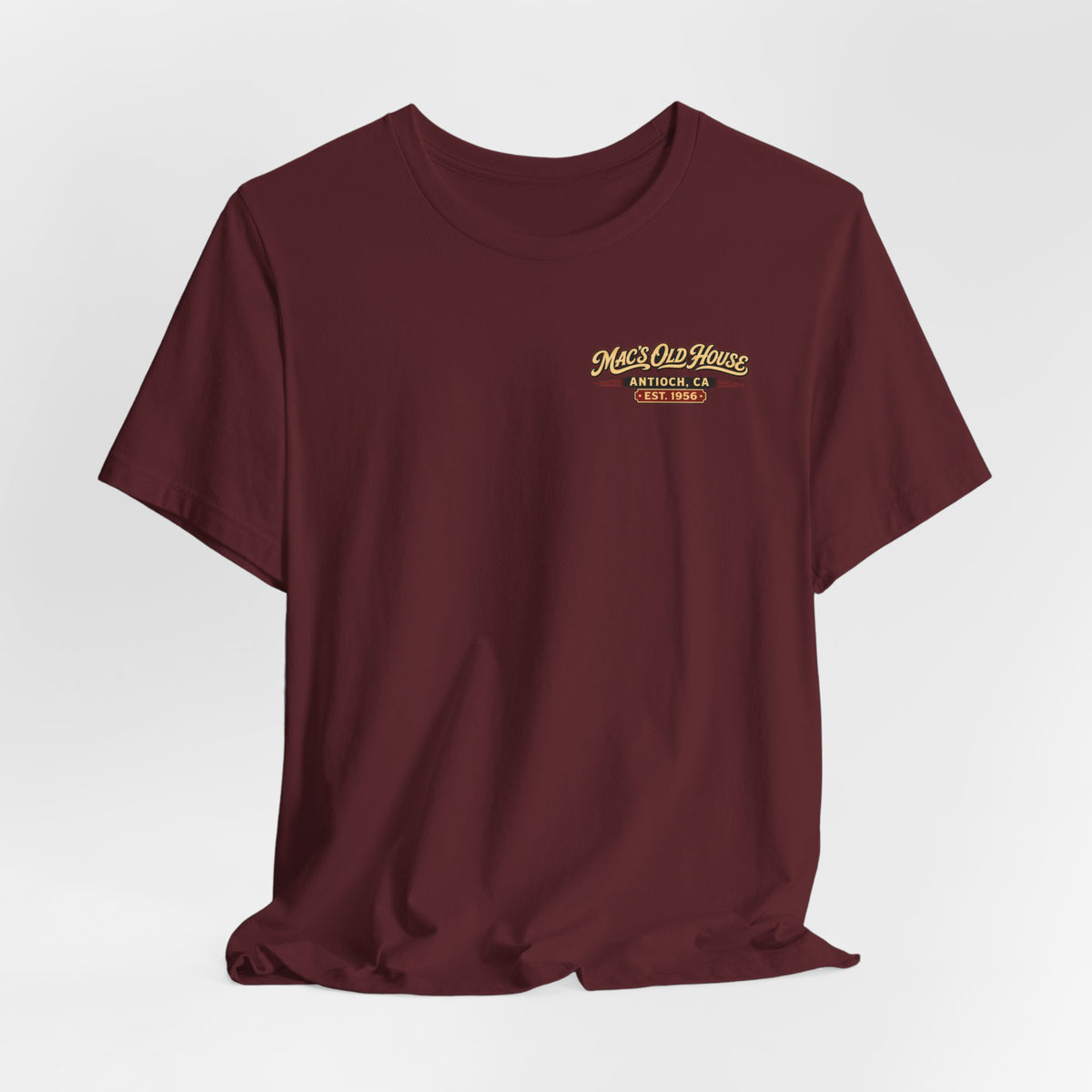 Mac's Old House Tee — Vintage Country House Graphic T-Shirt