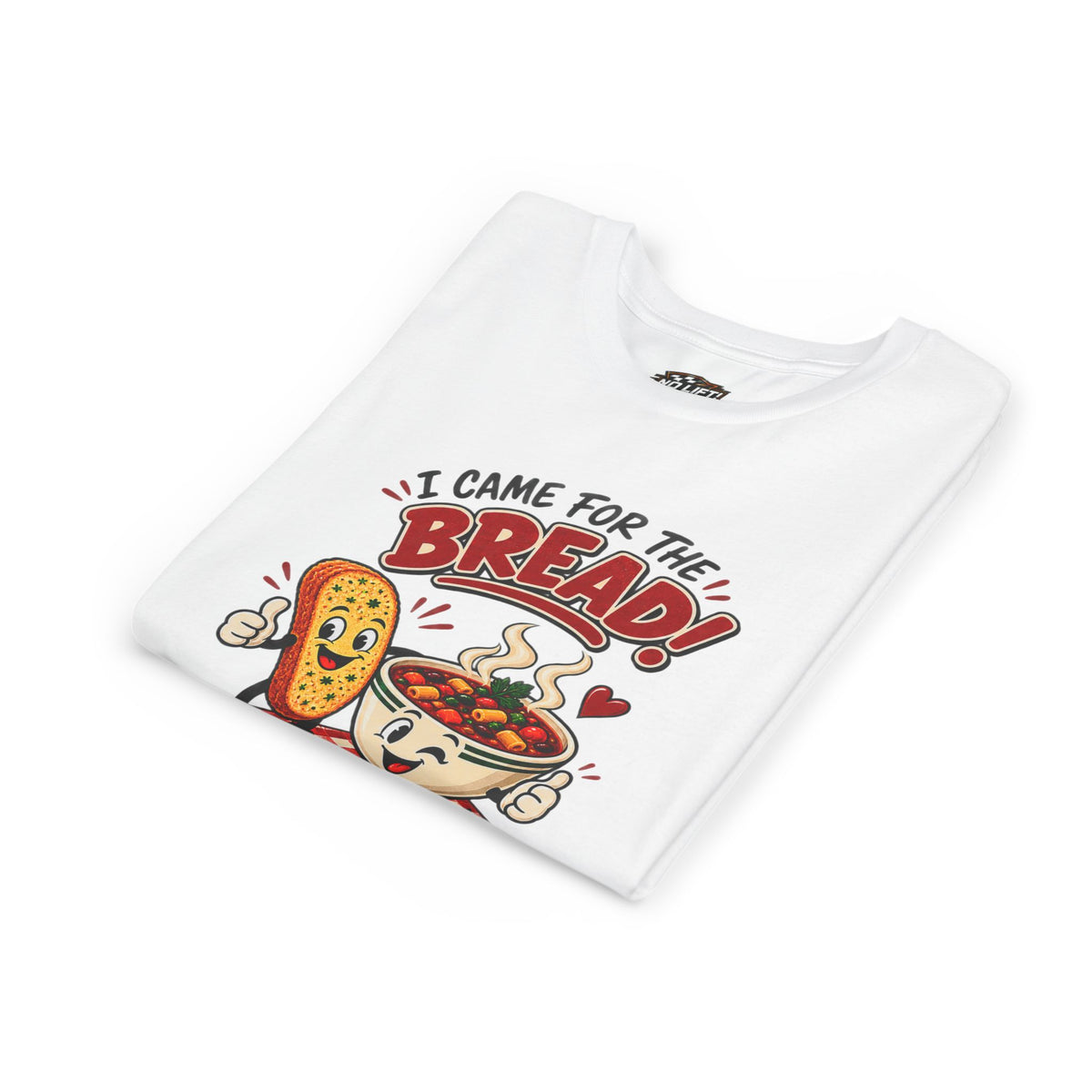Youth Tee - "I Came for the Bread" Soup & Bread Kids T-Shirt