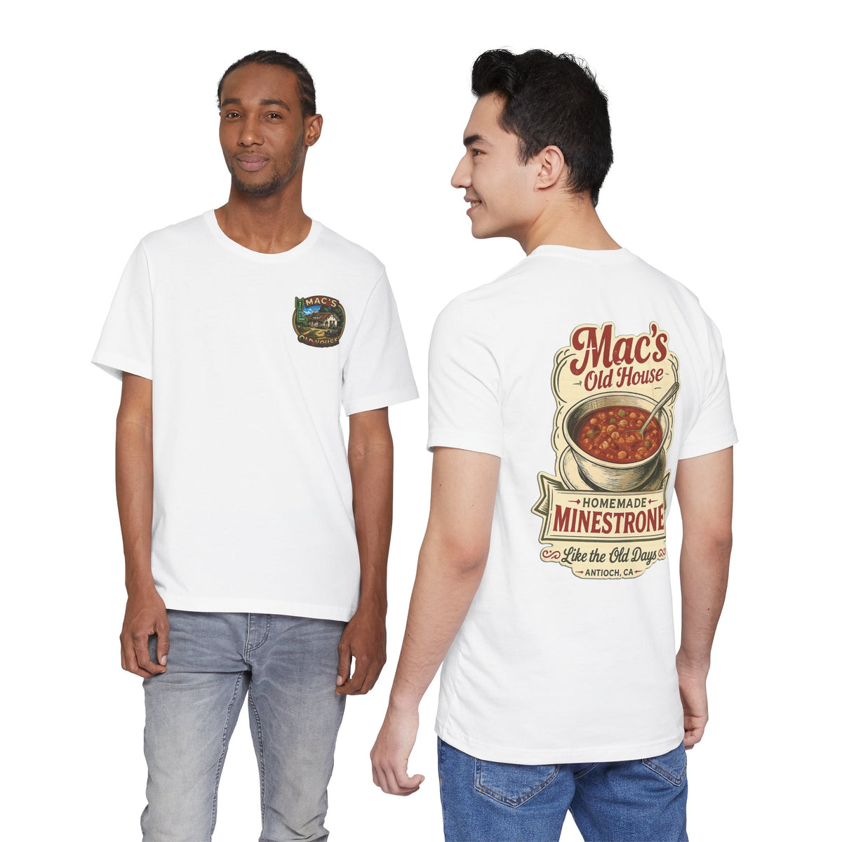 Mac’s Old House Homemade Minestrone Vintage T-Shirt
