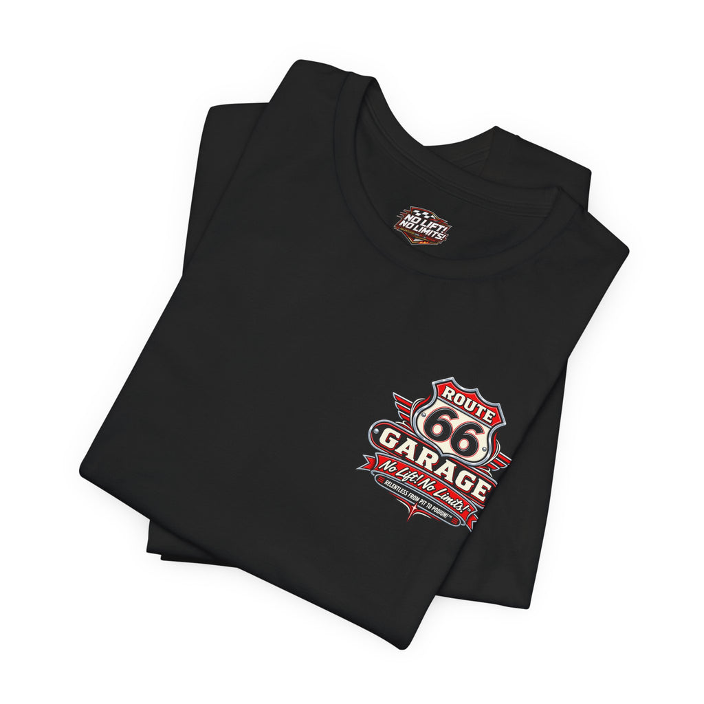 Classic Mopar Muscle Car T-Shirt – Black & Red R/T Graphic Tee | Route 66 Garage