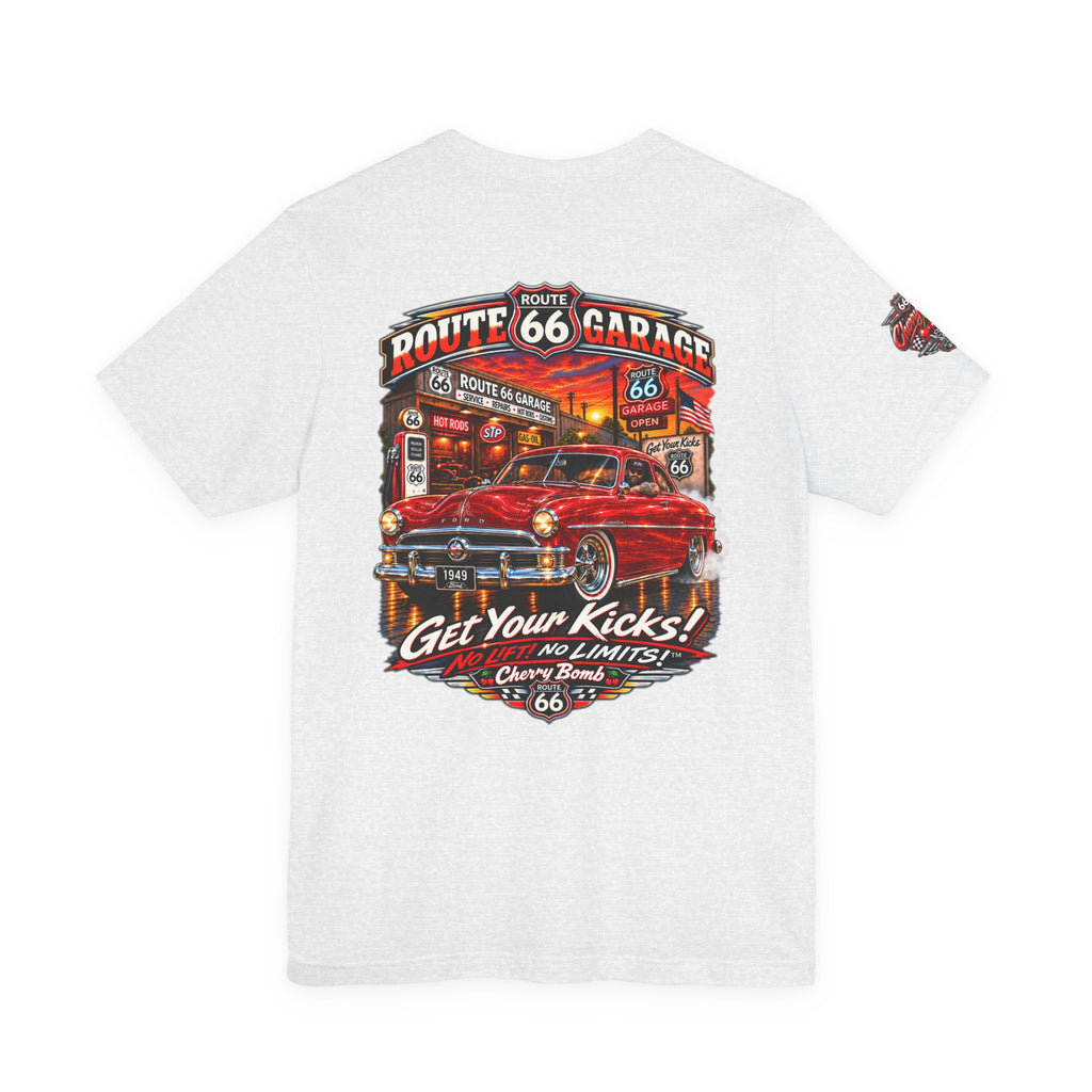 Route 66 Garage – Cherry Bomb ’49 Ford Tee