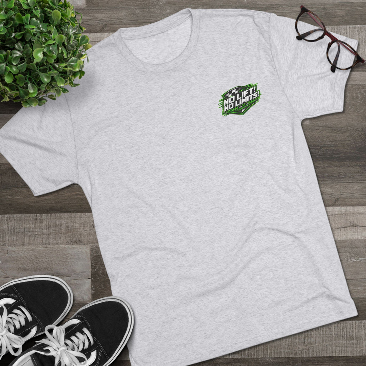 Bet On Me Racing Tee — "No Lift! No Limits!" Go-Kart Graphic Shirt