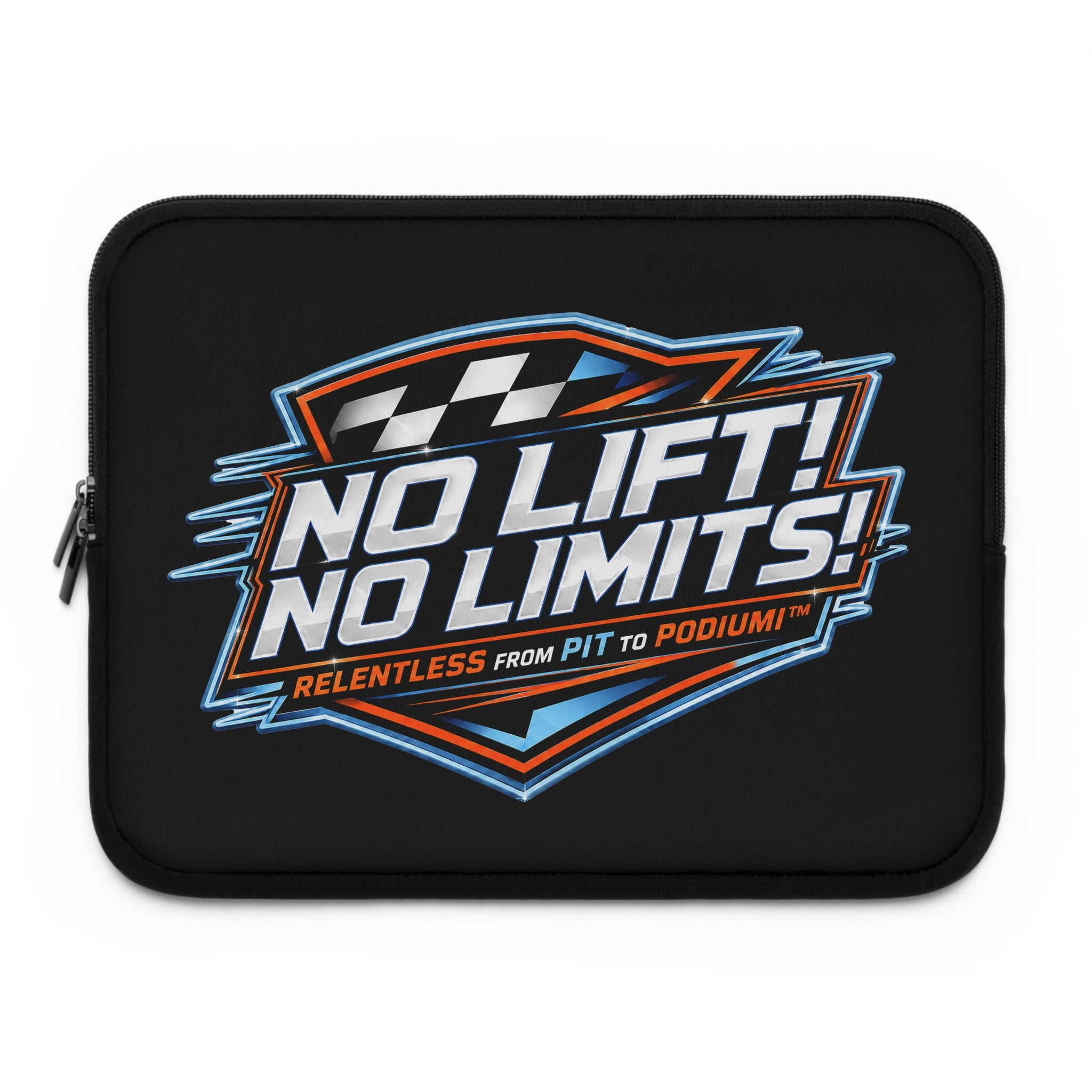 Laptop Sleeve — "No Lift! No Limits!" Racing Graphic Sleeve