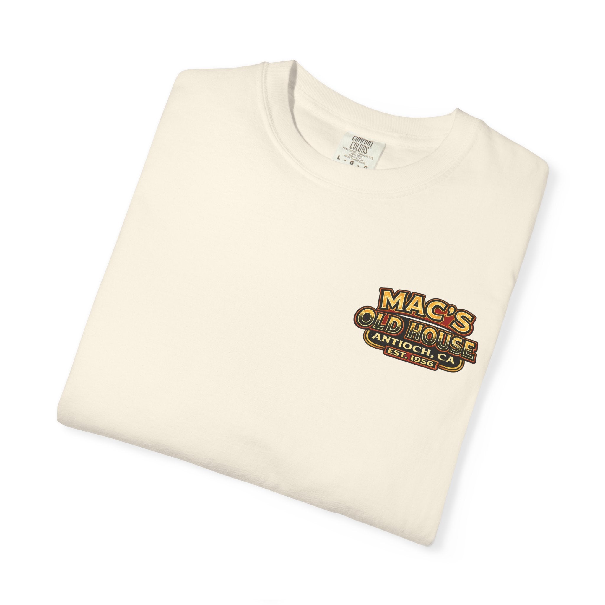 Mac's Old House T-Shirt — Vintage Restaurant Scene Tee