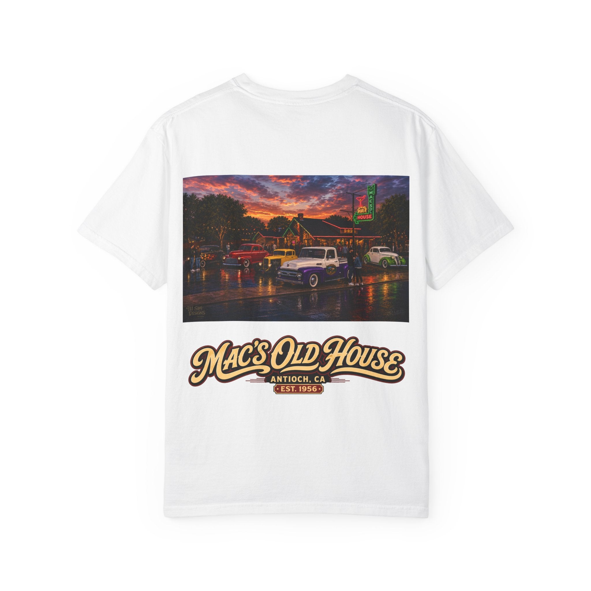 Mac’s Old House T-Shirt – Vintage Diner Scene Tee