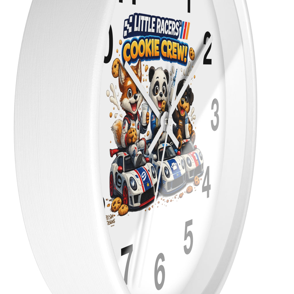Little Racers™ Cookie Crew Learn-to-Tell-Time Wall Clock