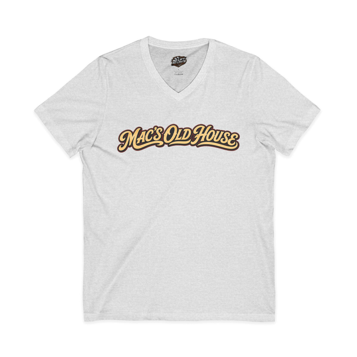 Mac’s Old House Re-Established 2026  V-Neck Tee