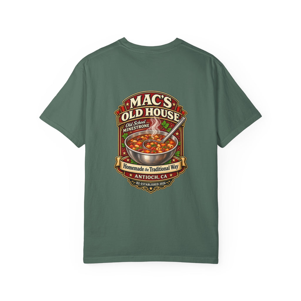 Mac’s Old House Old School Minestrone T-Shirt – Antioch, CA