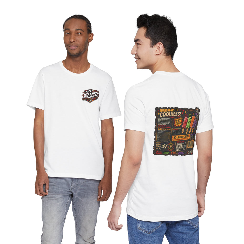 T-Shirt — "No Lift, No Limits" Retro Ice Pop Graphic Tee