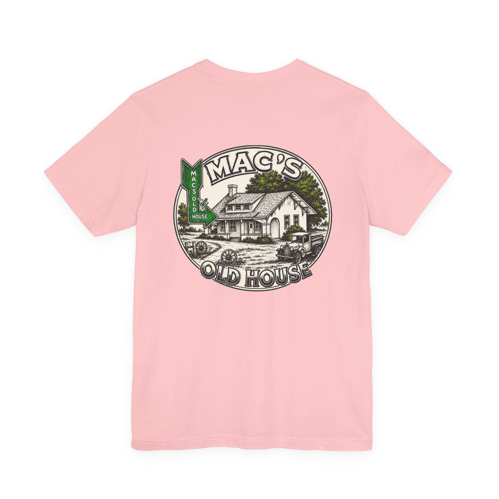Mac's Old House Tee — Vintage Country House Graphic T-Shirt
