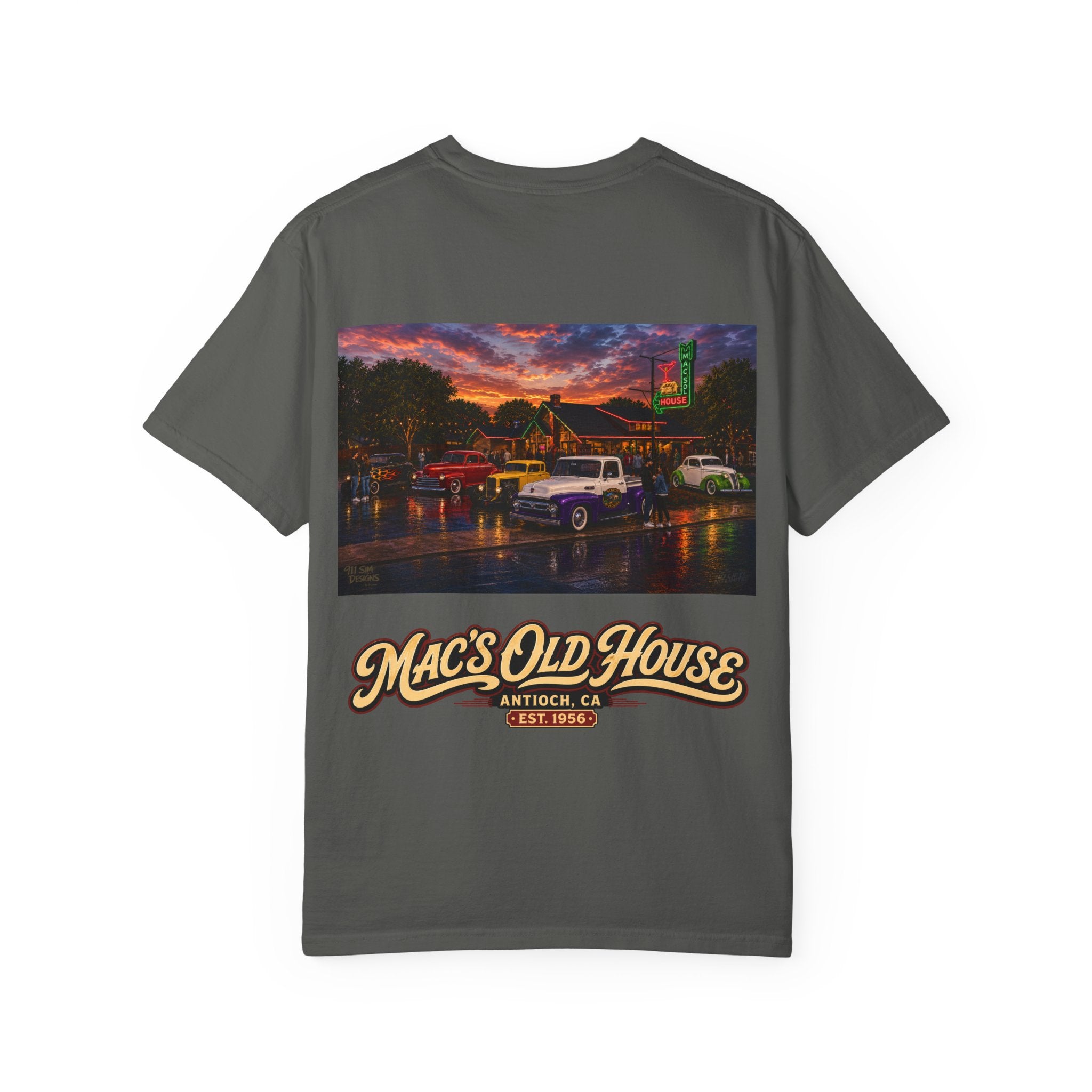 Mac’s Old House T-Shirt – Vintage Diner Scene Tee