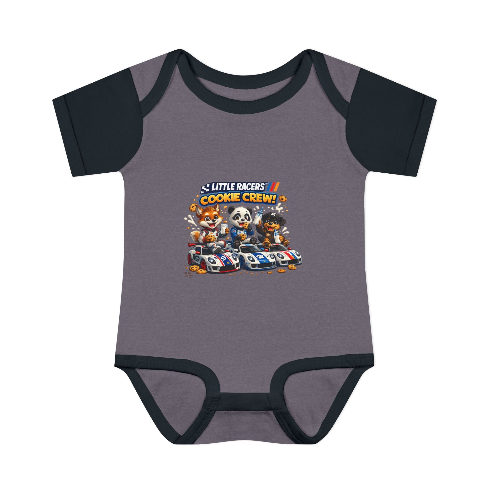 Limited Release: Little Racers Cookie Crew! Infant Racing Crew Bodysuit