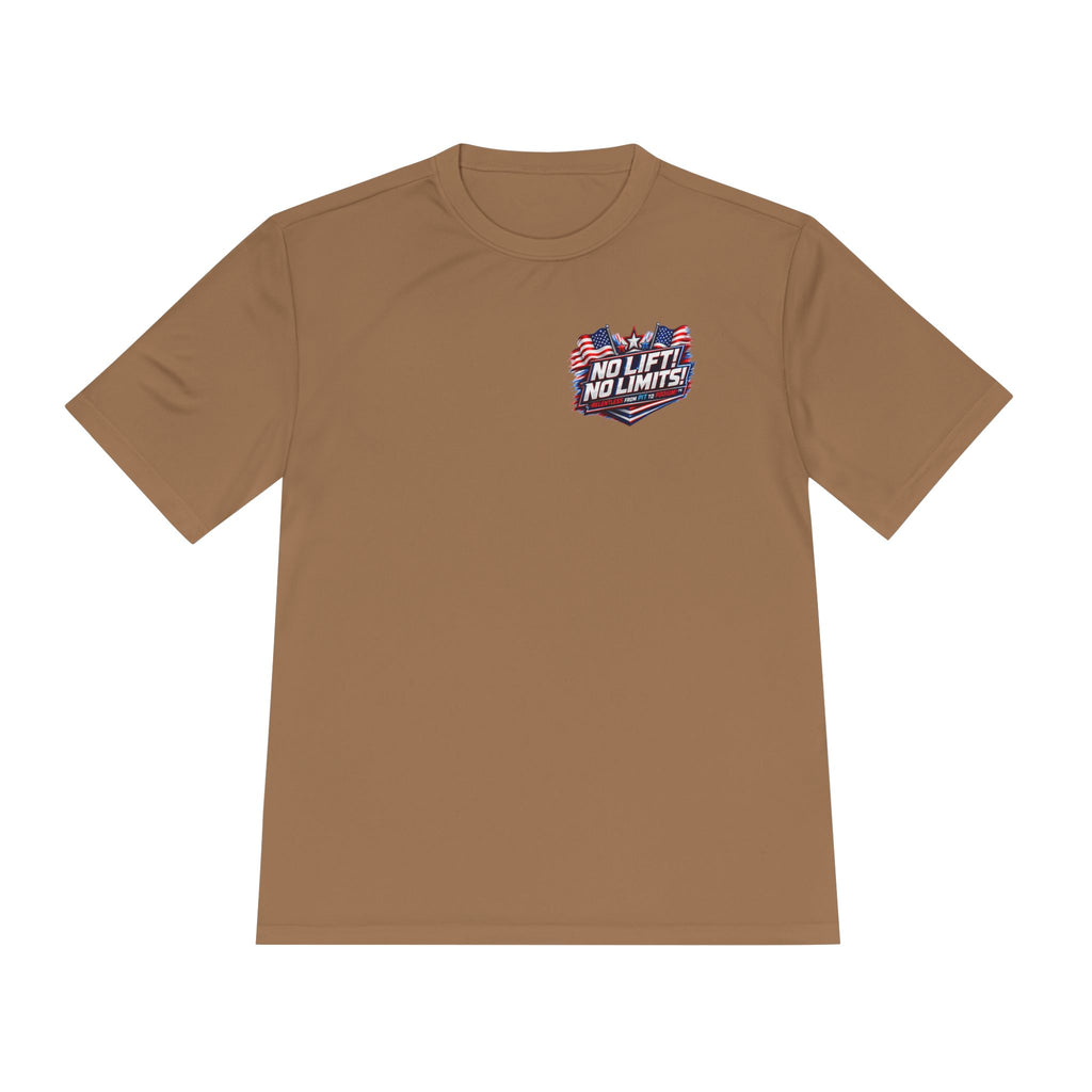 No Lift! No Limits!™ Relentless American Race Tee