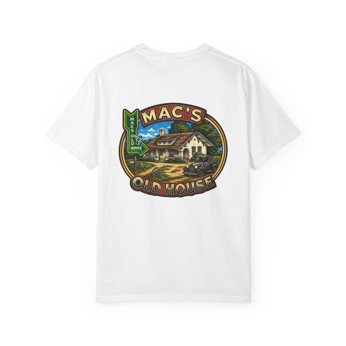 Mac’s Old House Vintage Logo T-Shirt